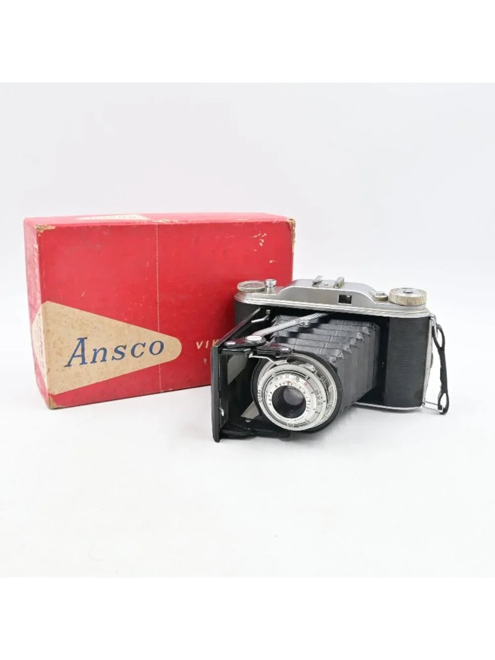 Ansco Viking 6.3 Folding Camera Untested As Is For Parts/Repair/Display